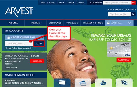 For lobby hours, drive-up hours and <strong>online banking</strong> services please visit the official website of the <strong>bank</strong> at www. . Arvest com online banking